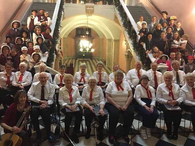 our independent Willow Brook Singers at the Statehouse